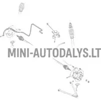 Pidurivoolik eesmine parem Microcar / Ligier