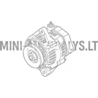 Generaator Aixam Kubota Z482 (eesmine radiaator)