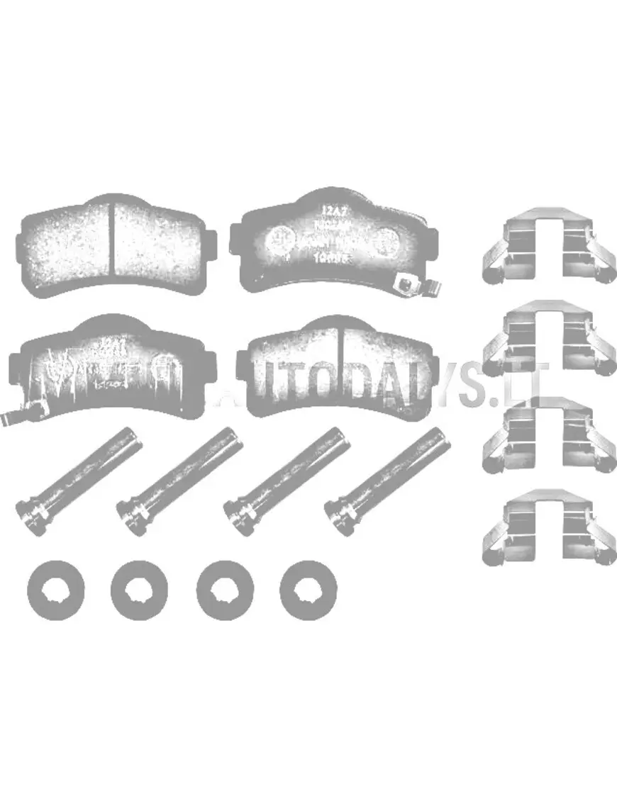 Piduriklotside komplekt Aixam