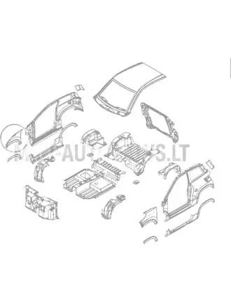 Eesmine parem poritiib Ligier JS60 (pärlmuttervalge)