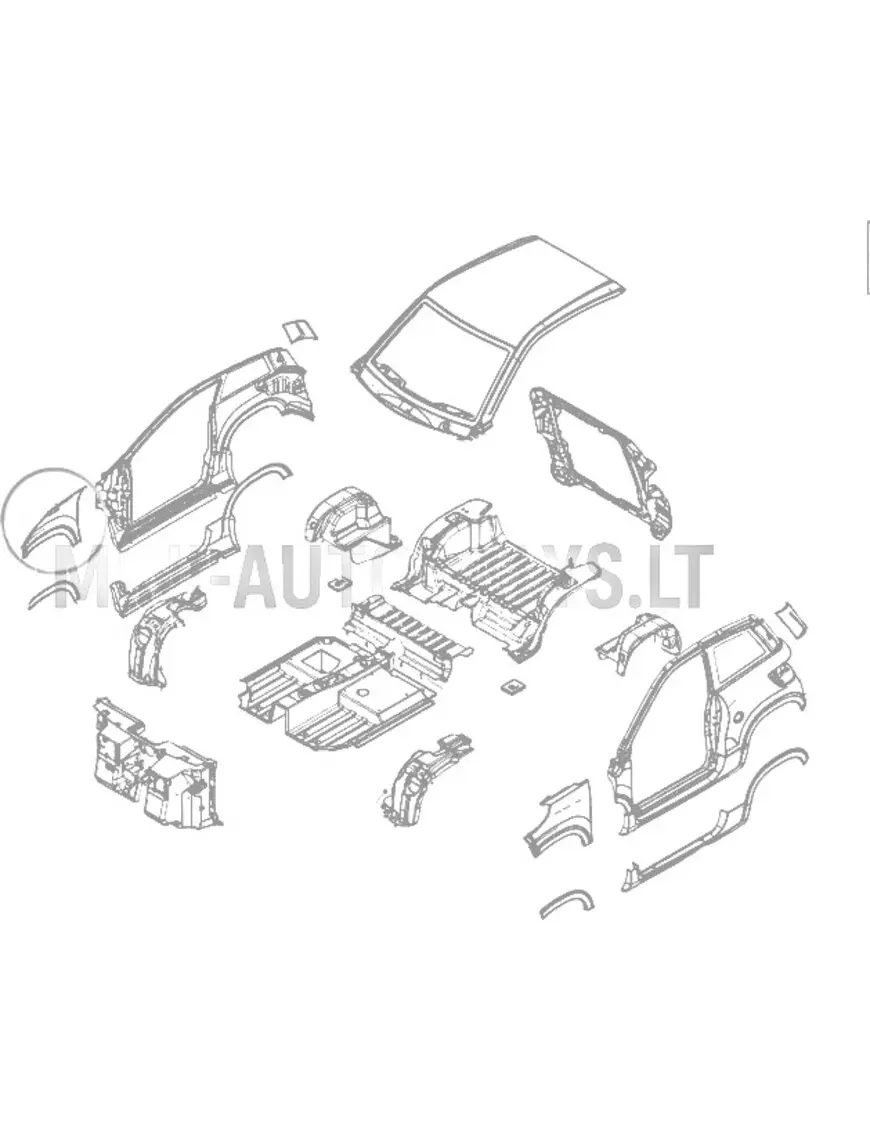 Eesmine parem poritiib Ligier JS60 (pärlmuttervalge)