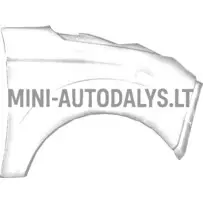 Eesmine parempoolne poritiib Microcar Due2/3 MGO3/4 (Valge)