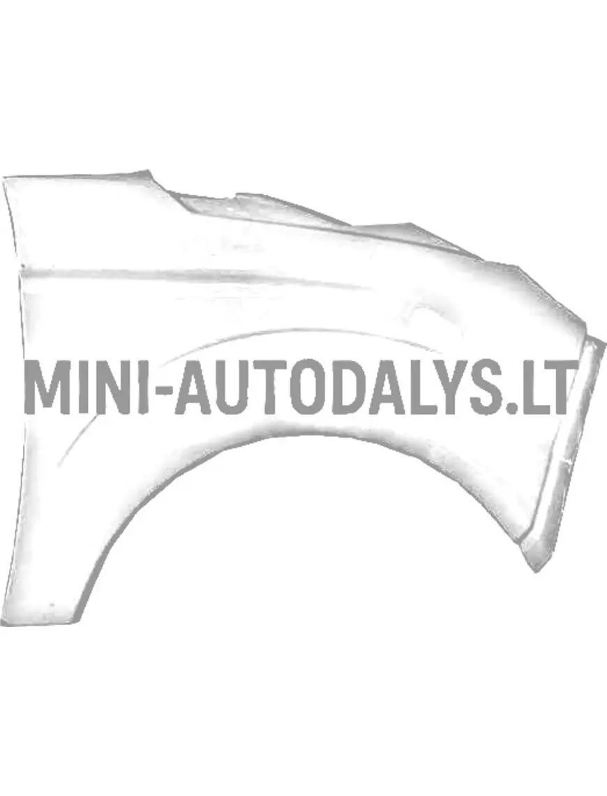 Eesmine parempoolne poritiib Microcar Due2/3 MGO3/4 (Valge)