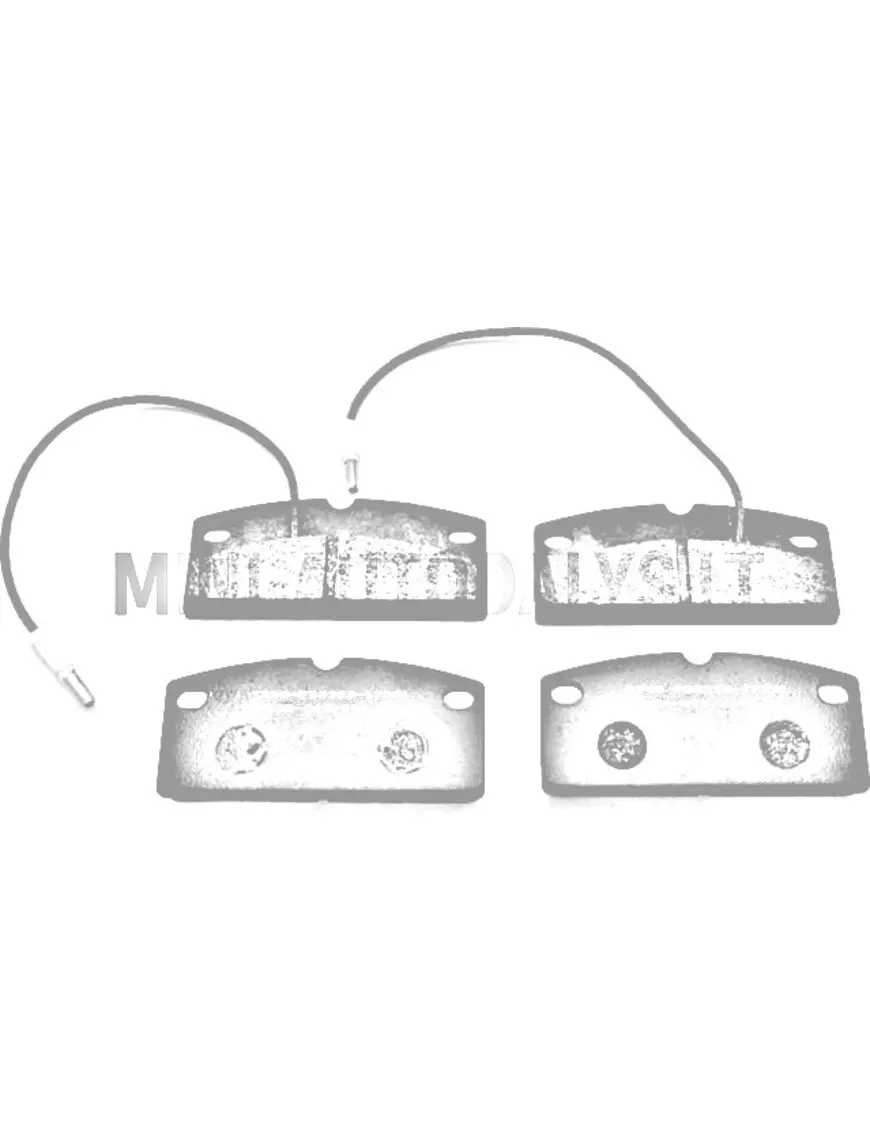 Piduriklotside komplekt, ees, mopeedauto