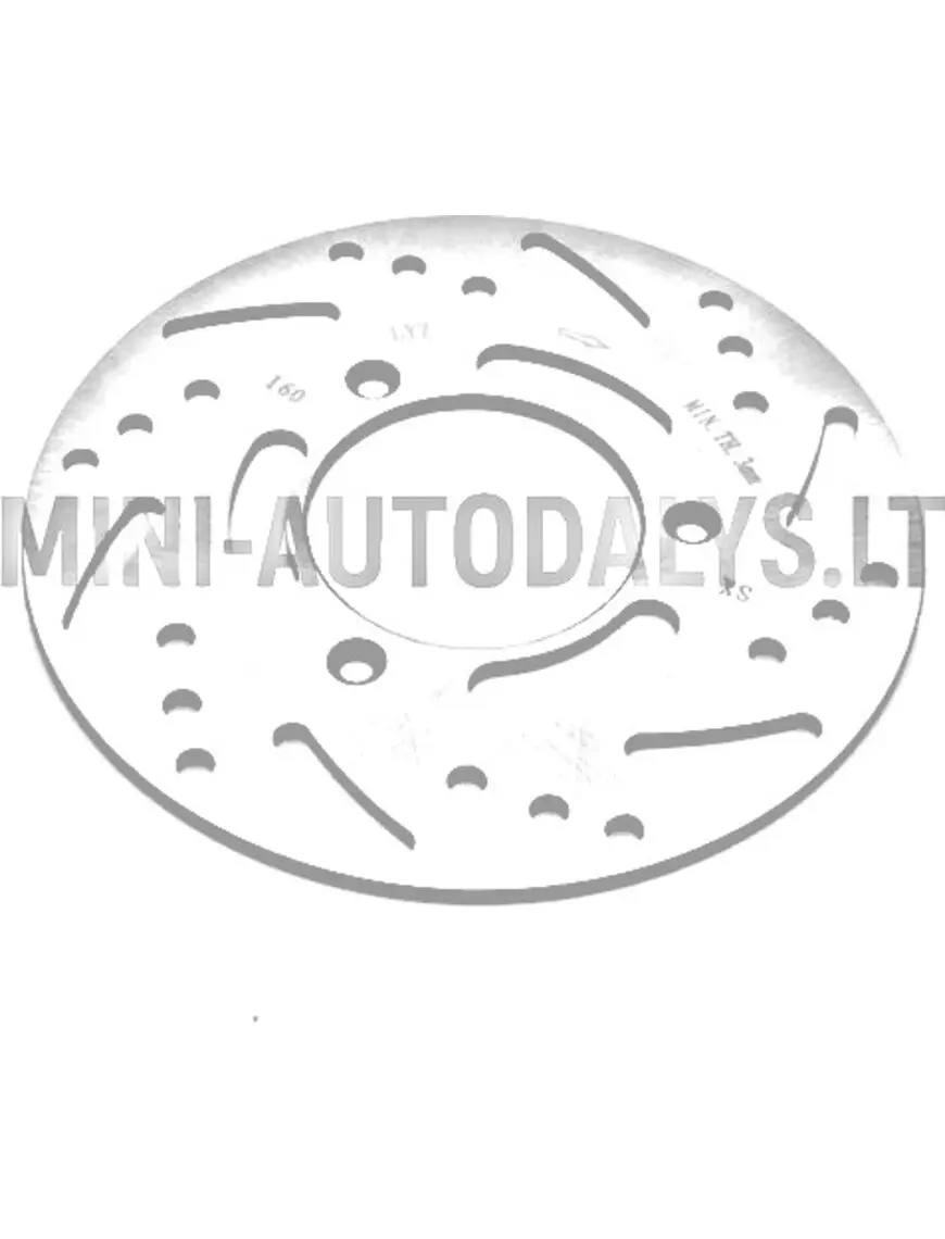 Tagumine vasakpoolne piduriketas Microcar / Ligier (Ø 165 mm)