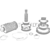 CV liigend veovõlli ratta poolsel küljel, Aixam